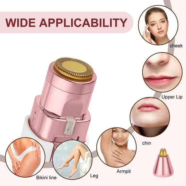 2 EN 1 DEPILADORA MUJER FACIAL PORTATIL